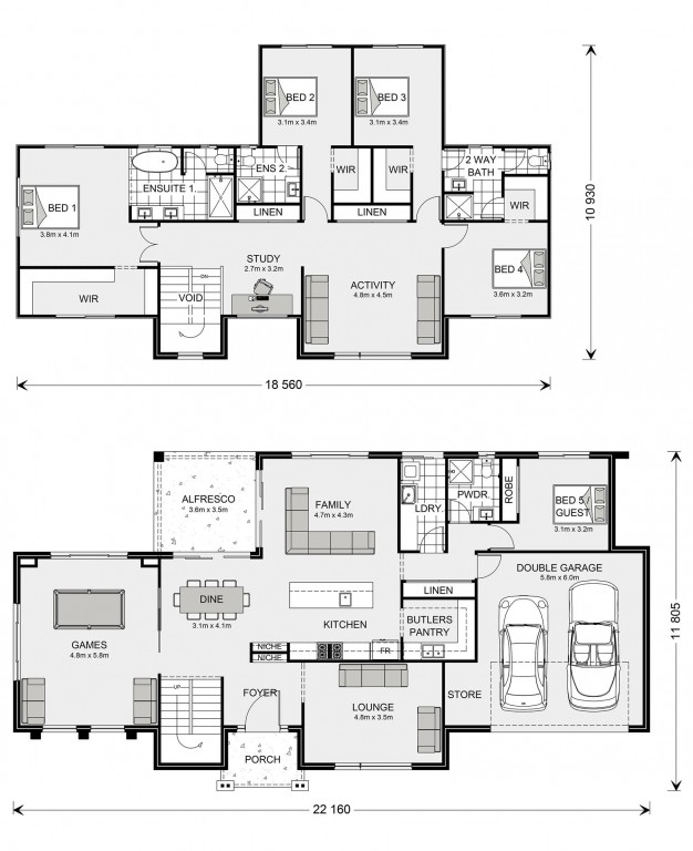 20'x40' WEST FACING DUPLEX PLAN - HOUSE KA NAKSHA