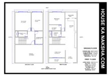 25'x45' EAST FACING HOUSE PLAN