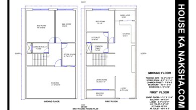 25'x45' EAST FACING HOUSE PLAN