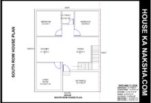 28X36 SOUTH ROW HOUSE PLAN