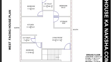 28X36 WEST FACING HOUSE PLAN