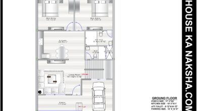 30X45 WEST FACING HOUSE PLAN