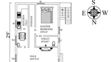 20X29 WEST FACING HOUSE PLAN