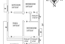 22-3X39 NORTH FACING HOUSE PLAN