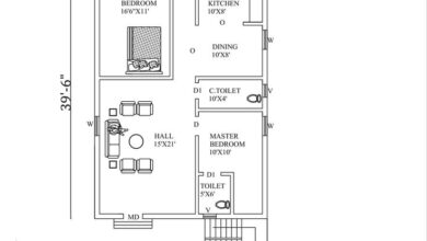 27X39-6 WEST FACING HOUSE PLAN
