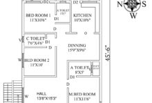28-3X45-6 WEST FACING HOUSE PLAN