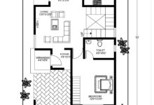 30X50 NORTH FACING HOUSE PLAN.