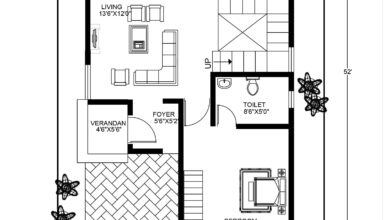 30X50 NORTH FACING HOUSE PLAN.