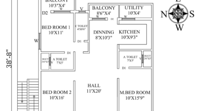 35-3X38-8 WEST FACING HOUSE PLAN