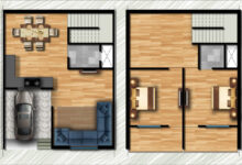 24x30 south facing house plan